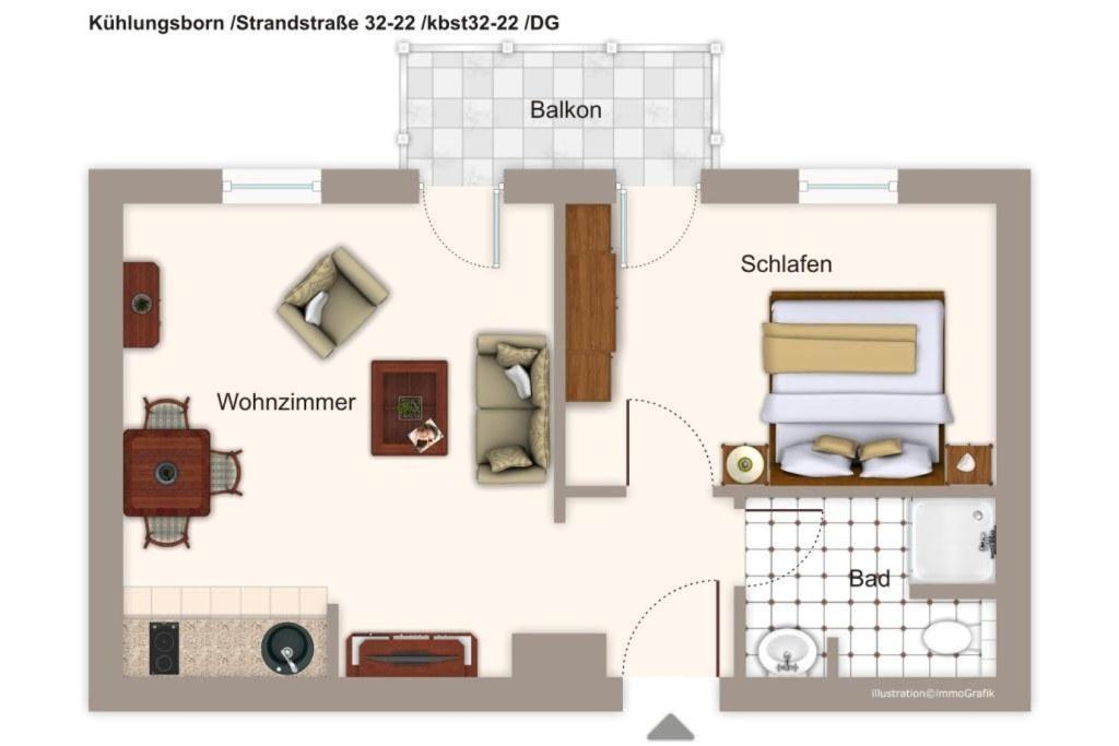 Strandstrasse 32 Strandstrasse 32-22 Kuehlungsborn Exterior photo